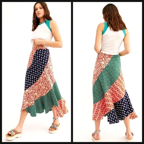 FREE PEOPLE MEDLEY MAXI‎ SKIRT - Picture 1 of 5